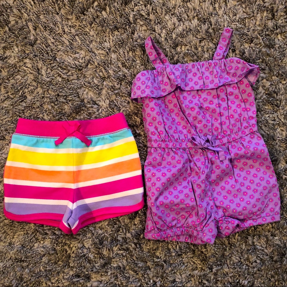 *NWT* Baby Gap romper and shorts